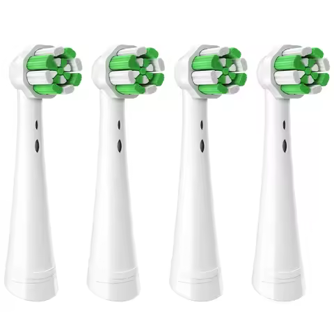 New IO replacement brush head compatible with Oral B iO series, 4PC independent packaging, deep clea