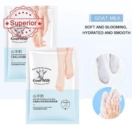 EXGYAN Goat Milk Moisturizing Hand Foot Mask Exfoliating And Firming Whitening Care Mask D9C6