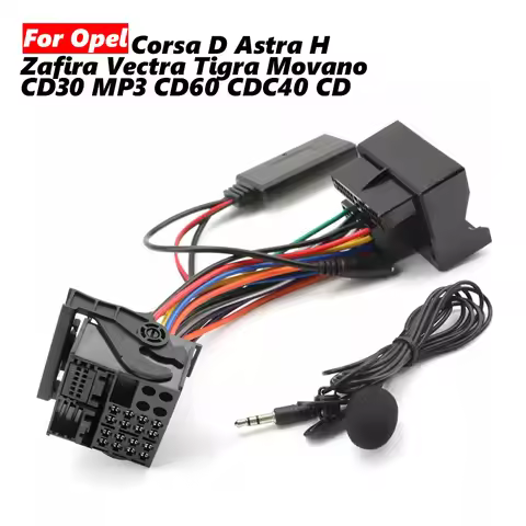 NEW Car Bluetooth 5.0 Audio Adapter for Opel Corsa D Astra H Zafira Vectra Tigra Movano CD30 MP3 CD6