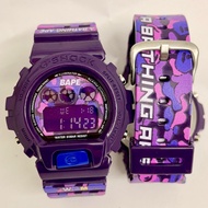 G SHOCK BAPE PURPLE DIGITAL SPORTS WATCHES Bape Purple JAM TANGAN LELAKI & PEREMPUAN CASIO