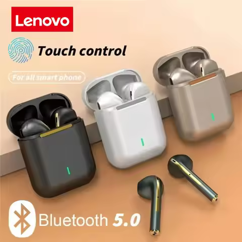 Lenovo J18 True Wireless Earphone Noise Cancelling Headphone HiFI Stereo Game Waterproof Headset wit