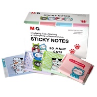 So Many Cats MG 375 3x3 sticky notes