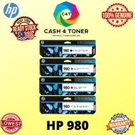 GENUINE HP 980/ HP980 Black/ Cyan/ Magenta/ Yellow/ D8J10A/ D8J07A/ D8J08A/ D8J09A Original Ink Cart