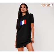 Tshirt Dress World Cup T-shirt World Cup France flag