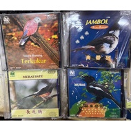 CD BURUNG SUARA PIKAT BURUNG RUAK MURAI TERKUKUR JAMBOL MERBUK MATA PUTIH / BIRD CD: