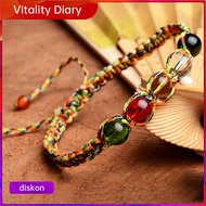 Original Balinese Plain Tridatu Bracelet for Men and Women / Five Element Bead Bracelet in 5 Colors 