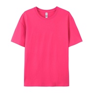 Colorful Short Sleeve T-Shirt Womens Group Matching Party Outfit Sisters Uniform Cotton round Neck M