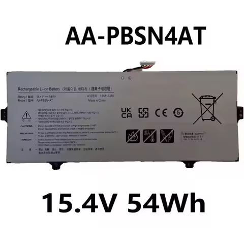 QULE AA-PBSN4AT 15.4V 54Wh Laptop Battery For SAMSUNG Galaxy Book NP750TDA-XD1US NP750TDA-XD2US NP75