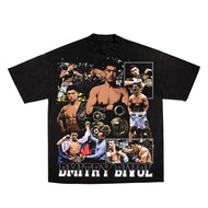 KATUN KAOS BAJU OVERSIZED BOXING DMITRY BIVOL BOXING BLACK COTTON COMBED PREMIUM OVERSIZE UNISEX
