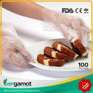 CPE CAST POLYETHYLENE DISPOSABLE GLOVES(Bergamot)