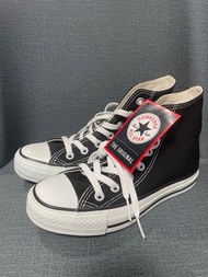黑色 Converse Chuck Taylor All Star 黑色高筒帆布鞋