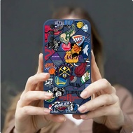 For Huawei Y7A phone case soft basketball team logo shockproof back cover