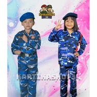 TNI AU Auri uniform for children, Auri professional uniform for girls & boys, complete package