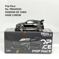 Pop Race No.PR640055 Toyota Pandem GR Yaris Black Chrome (Pop Edition)