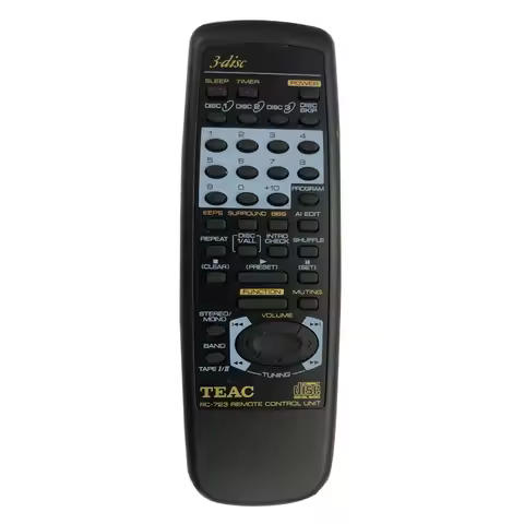 Original remote control RC-723 for TEAC CD PLAYER controller