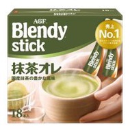 AGF Blendy Stick 抹茶歐蕾口味（9.7克 x 18條）