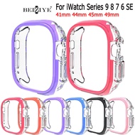 TPU Case for IWatch Ultra 2 49mm 44mm 45mm 41mm cover Bumper Protective Clear Shell for Iwatch Series 9 8 7 6 5 Accessories