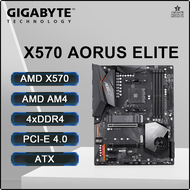 [Wzon] Gigabyte X570 AORUS ELITE เมนบอร์ดสนับสนุน Ryzen 9 3950X Ryzen 7 5700 R5 5600 CPU คู่4xDDR4 D