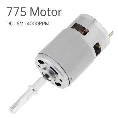 775 DC Motor 18V 14000RPM High-Power Blowing Machine Motor Micro Motor Replace Part for Electric Jui