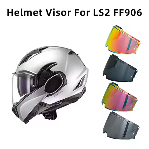 Visors for LS2 FF906 Helmet Replaceable lens for LS2 ADVANT flip UP helmet sunscreen Motorcycle Acce