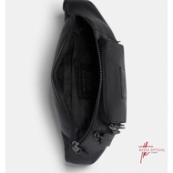 Tas Pinggang Pria Coach Track Belt Bag In Black - Original 100% In