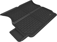 3D MAXpider Custom Fit Kagu Cargo Liner (Black) Compatible with Tesla Model X 5 SEAT 2022-2023 - Car