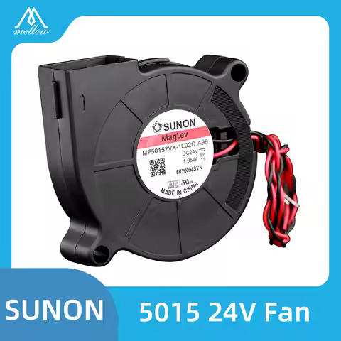 Mellow 3D Printer Accessories Sunon 5015 24V Blower Fan Double Bearing Fan Centrifugal DC Cooling Tu