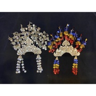 St001 Sarawak Iban most famous Traditional Costume Head Gear Sugu Tinggi