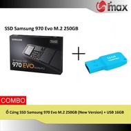 Samsung 970 Evo M.2 250GB SSD Hard Drive (New Version) + 16GB USB