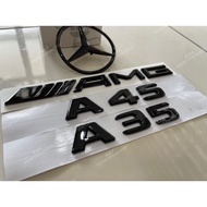 MERCEDES BENZ W176/177 A CLASS GLOSSY BLACK EMBLEM / BLACK LOGO