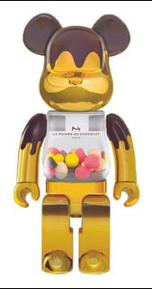 ^ 有澳門單據 ^ BEARBRICK LA MAISON DU CHOCOLAT 1000% MACAU 2021 LIMITED 澳門限定 Bearbrick Chocolate