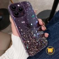 Gradient Glitter Starry Phone Case For Realme 7i 7 6 Pro X7 6S C25 C25S C17 C15 C12 C11 Q2 Pro Narzo