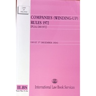 COMPANIES (WINDING-UP) RULES 1972 [PU(A)289/1972]