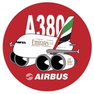 R RBF Out Of Print EMIRATES A380 STICKER S-C-380-EK