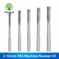 ZILUOLAN Chucking Reamer, Straight Flute H7 HSS Reamer, Drill 2mm-12mm Shank Diameter|Tool Steel
