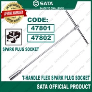 SATA T-Handle Flex Spark Plug Socket 16MM & 21MM Magnetic Sleeve Handle Flexible Spark Plug Socket S