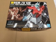 全新 HGUC Gundam 高達 1/144 吉姆 GM 模型