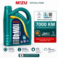 MIZU 10W40 Semi Synthetic Oil -4L -SIRIM [API SP/CF] minyak pelincir car perodua Toyota honda proton