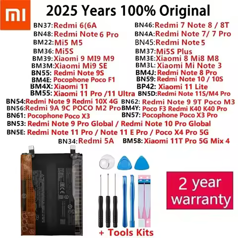 For Xiaomi Redmi Note Mi K40 5 5A 5S 6 6A 7 8 8T 9 9A 9C 9S 9T 10 10S 10X 11 11S 11T SE Poco F1 M2 M