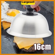 16CM Stainless Steel Burger Lids Dome Hamburger Patty Cover Barbecue Burger Patty Lids