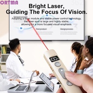 ORTMA Laser Pointer Clicker, 2.4GHz Meeting Wireless Flip Pen Clicker, Durable Infrared Remote Porta
