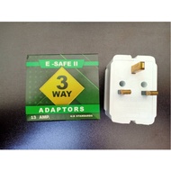 E-SAFE II 13Amp 3 pin Plug Adaptor Extension Socket ES2 -C7387 [UK Standards]