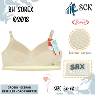 BH SOREX 02018 Size 34-40 Busa Tanpa Kawat CUP C / Pakaian Dalam Wanita - SCK