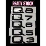 audi q3 q5 q6 q7 q8 emblem audi hitam kilat Q3 Q5 Q6 Q7 Q8