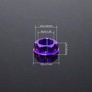 Gr5น๊อตก้านพวงมาลัยไททาเนียม M22-M30ฮอนด้า CBR650R CBF650F คาวาซากิ Z400นินจา400 ZX-4R BMW S1000RR ย