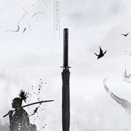 Unique Fashion Model Umbrella Japanese Sword Samurai Katana Umbrella Black