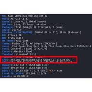 Intel Pentium Gold G5400 (2core, 4threads)
