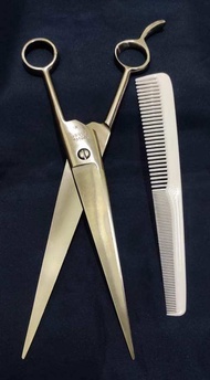 barber scissor 8" pure asero tabaco made basyada na