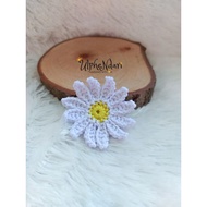 Crochet Daisy Flower Applique Crochet Daisy Flower Application/