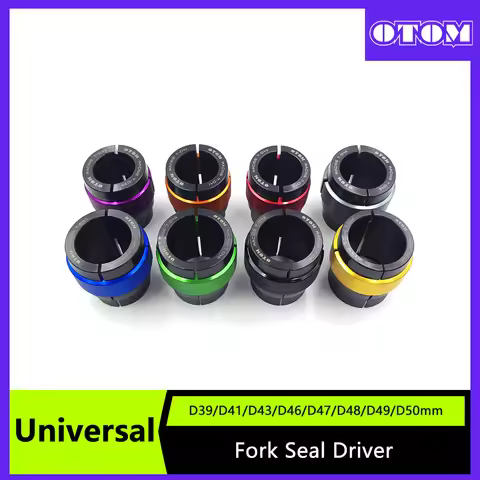 OTOM Motocross D39/41/43/46/47/48/49/50mm Fork Seal Driver Aluminum Front Shock Absorber Oil Stopper